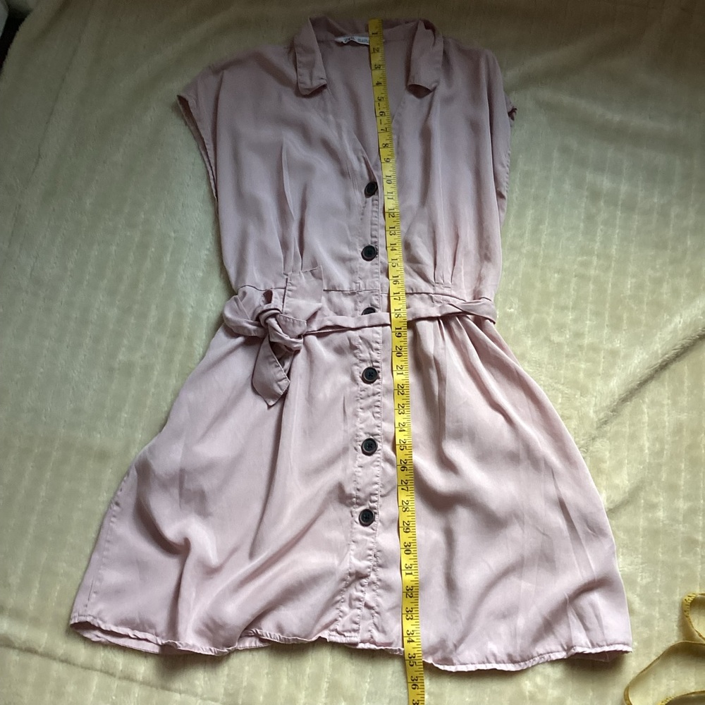 ZARA BUTTON DOWN TUNIC DRESS - Picture 4 of 16